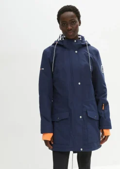 bonprix bonprix Chaqueta funcional impermeable de entretiempo Azul marino Discount
