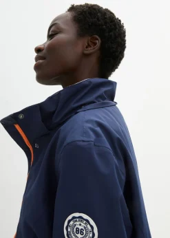 bonprix bonprix Chaqueta funcional impermeable de entretiempo Azul marino Discount