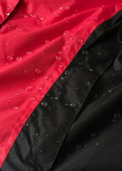 bonprix bonprix Chaqueta funcional impermeable Rojo-negro Hot