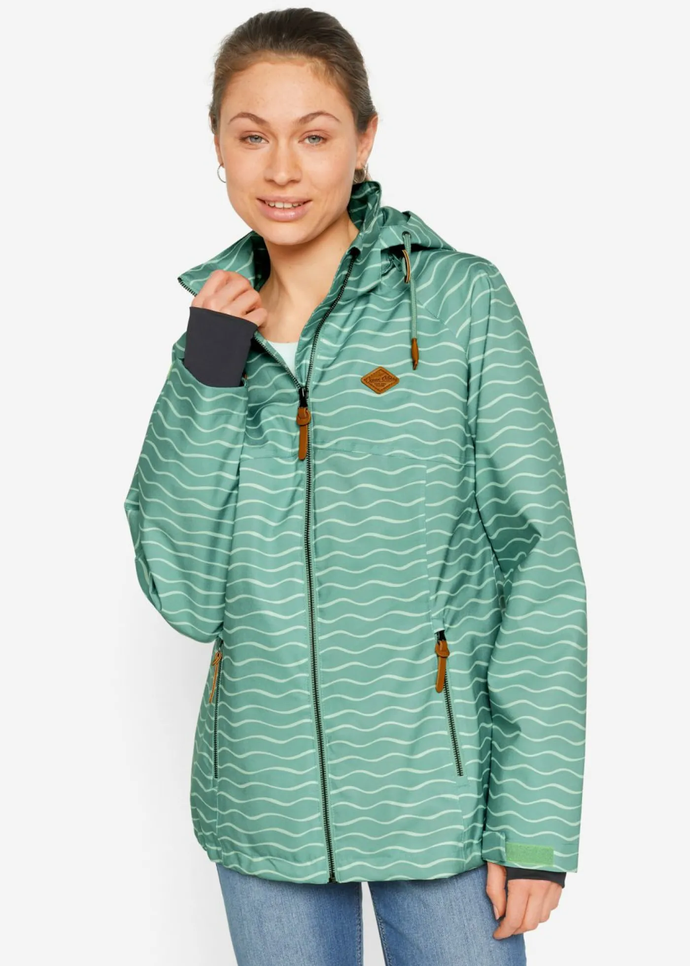 bonprix bonprix Chaqueta funcional impermeable Salvia