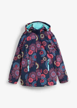 bonprix bonprix Chaqueta funcional impermeable 3 en 1 con capucha Azul marino Sale