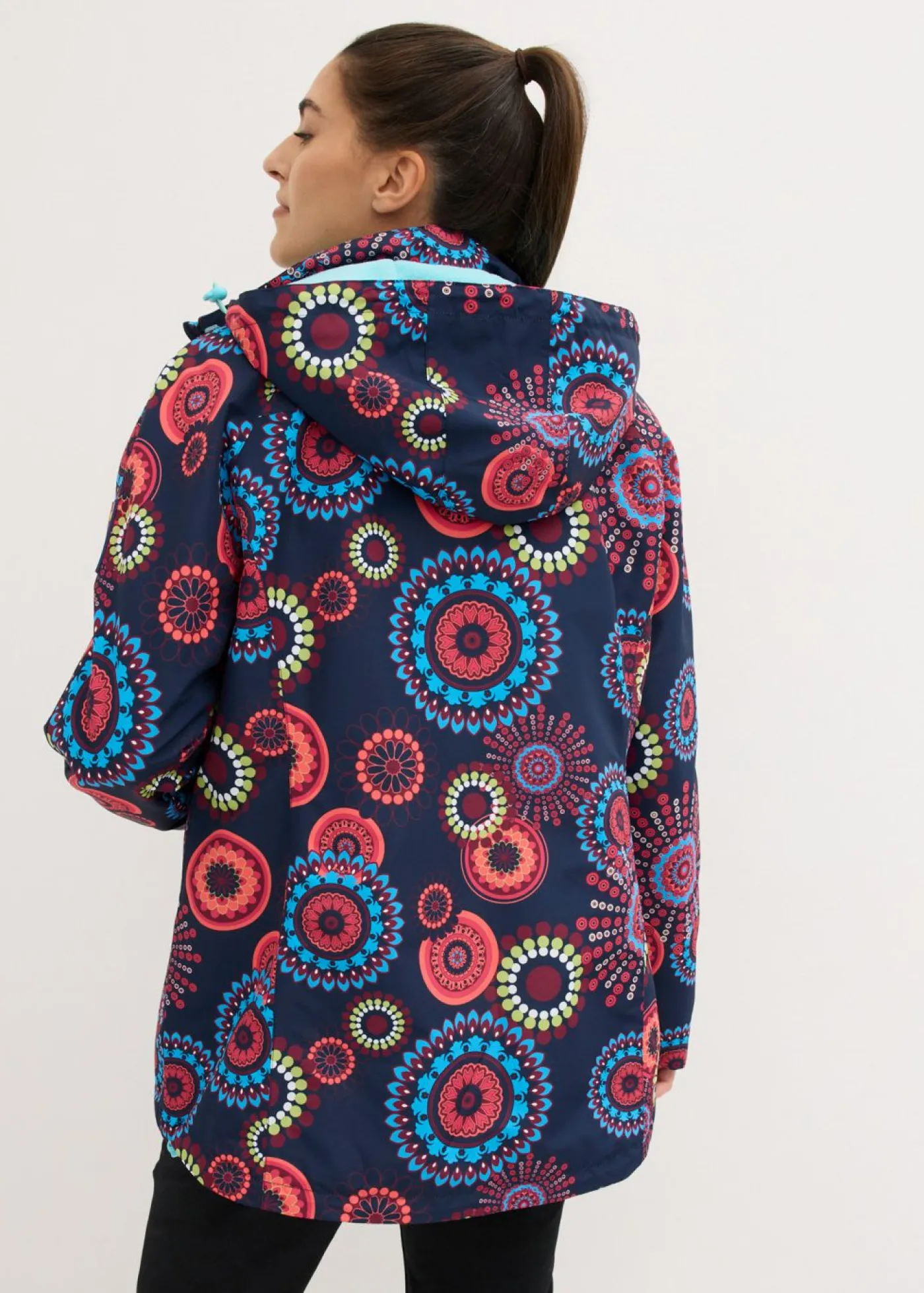 bonprix bonprix Chaqueta funcional impermeable 3 en 1 con capucha Azul marino Sale