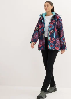 bonprix bonprix Chaqueta funcional impermeable 3 en 1 con capucha Azul marino Sale