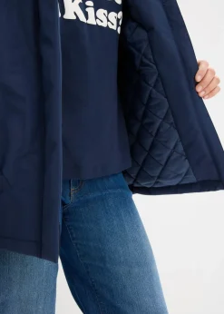 bonprix bonprix Chaqueta funcional impermeable Azul marino Discount