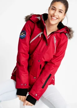 bonprix bonprix Chaqueta funcional impermeable Rojo oscuro Hot