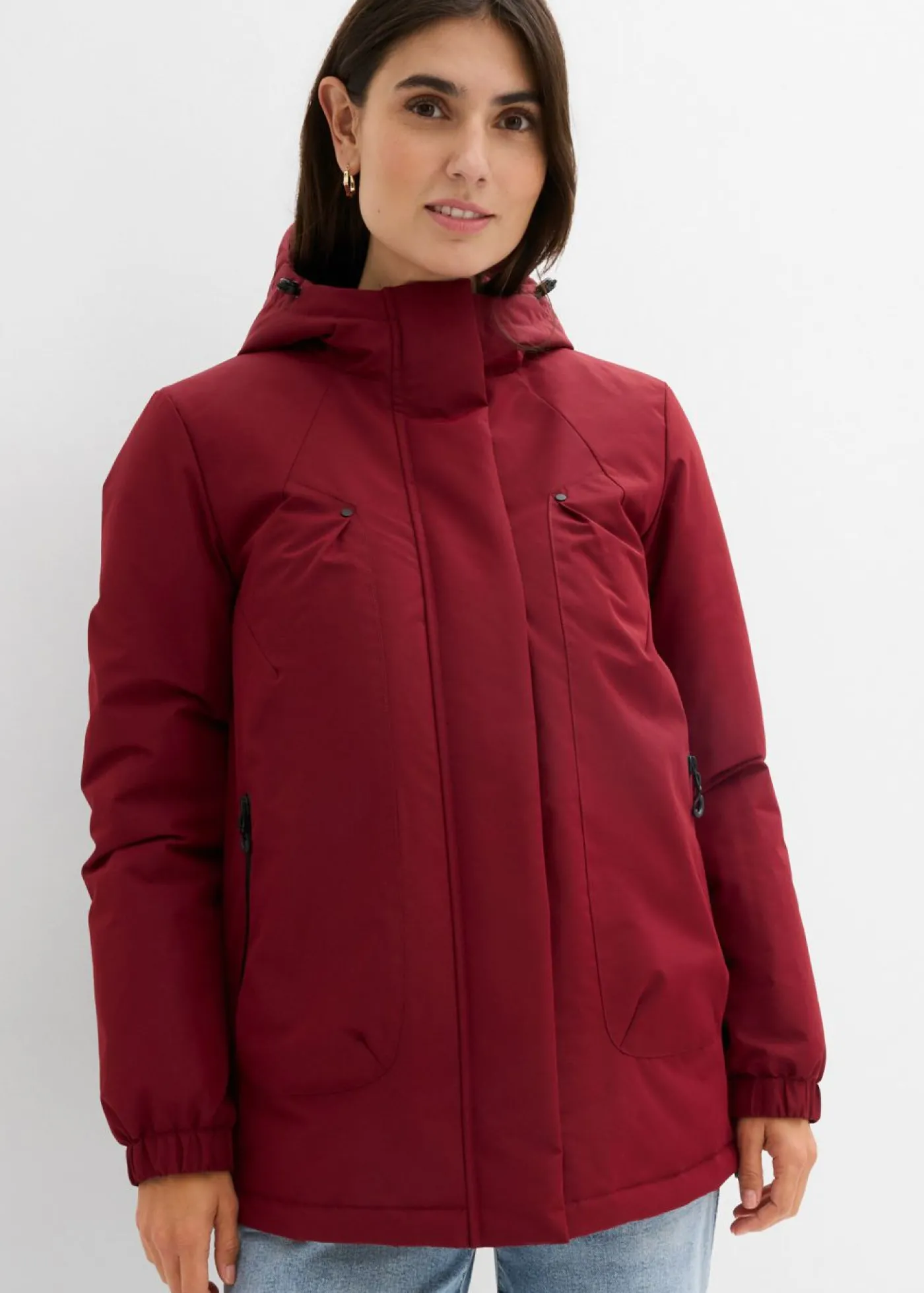 bonprix bonprix Chaqueta funcional impermeable Rojo rubí Best