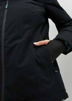 bonprix bonprix Chaqueta funcional, impermeable, efecto 2 en 1 Negro New