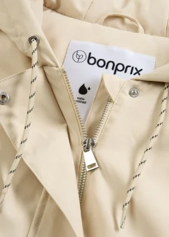 bonprix bonprix Chaqueta funcional ligeramente acolchada de material repelente al agua Arena claro Hot