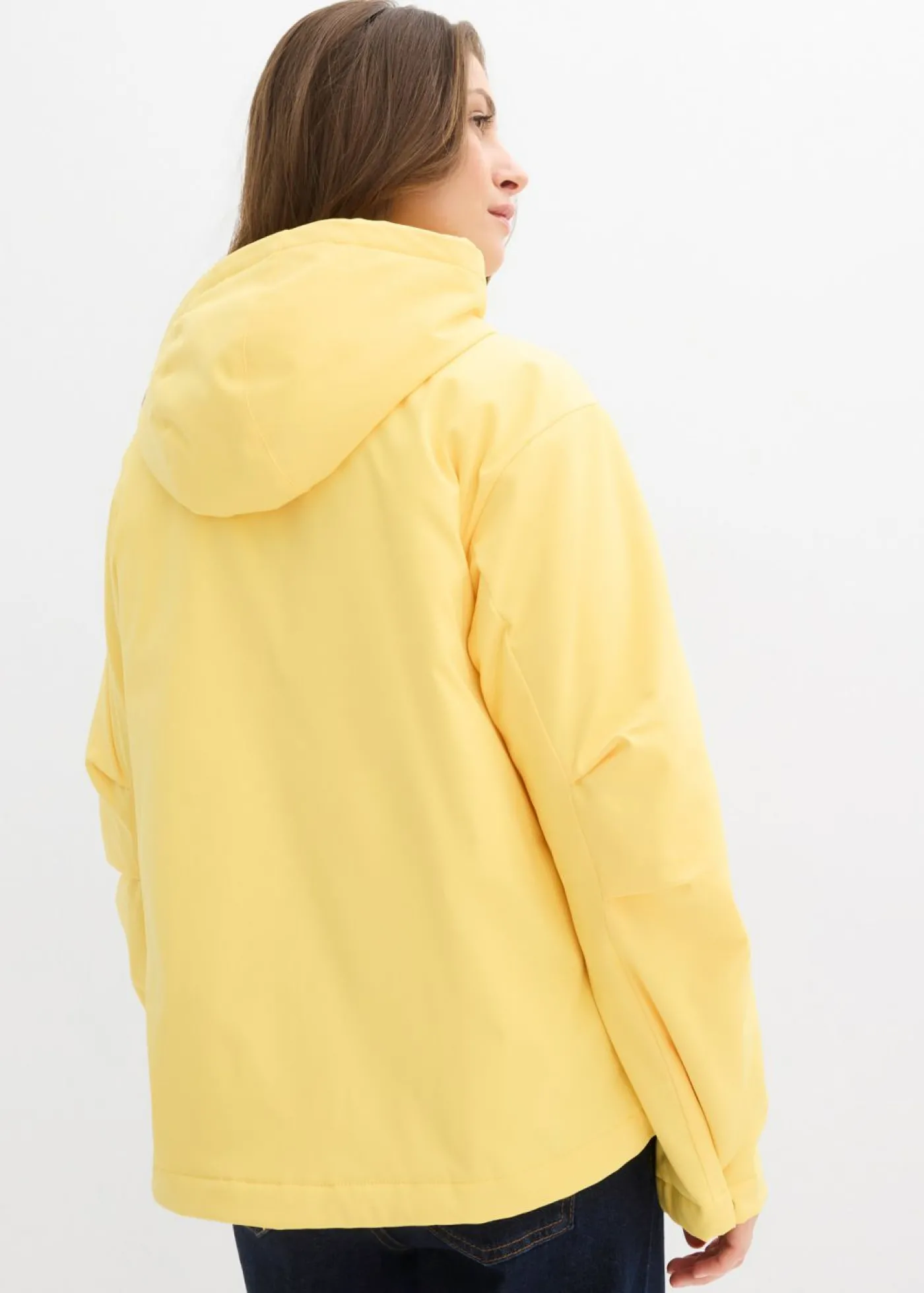 bonprix bonprix Chaqueta funcional ligeramente acolchada de material repelente al agua Amarillo
