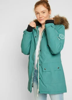 bonprix bonprix Chaqueta funcional outdoor con capucha Salvia ahumado Outlet
