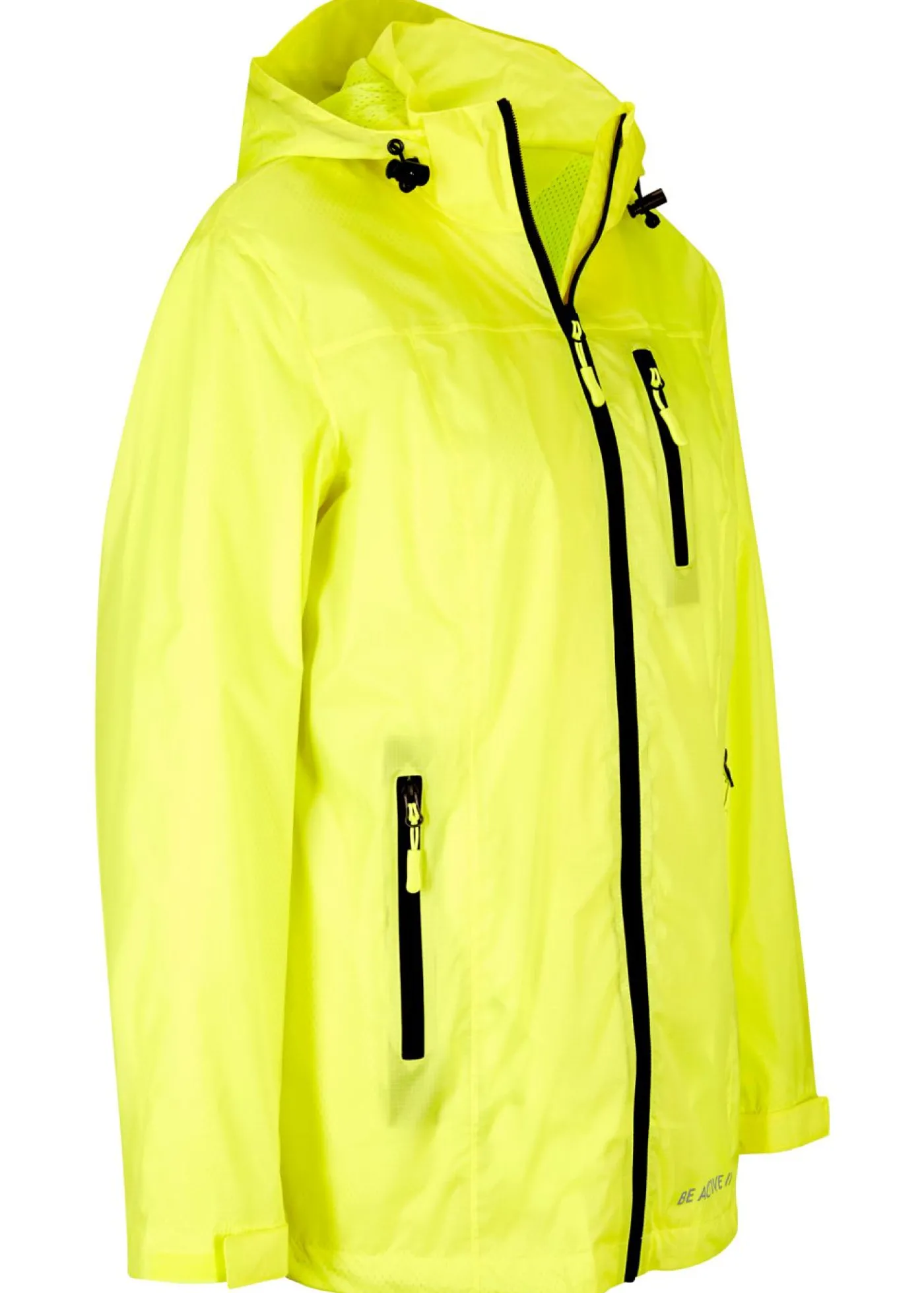 bonprix bonprix Chaqueta funcional reflectante e impermeable Amarillo neón Discount
