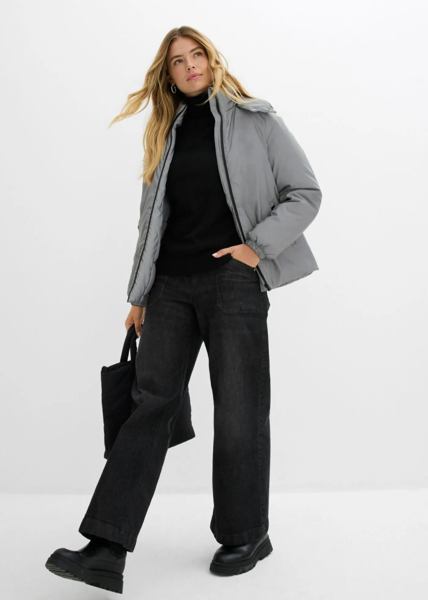 bonprix bonprix Chaqueta funcional reflectante Plata Best