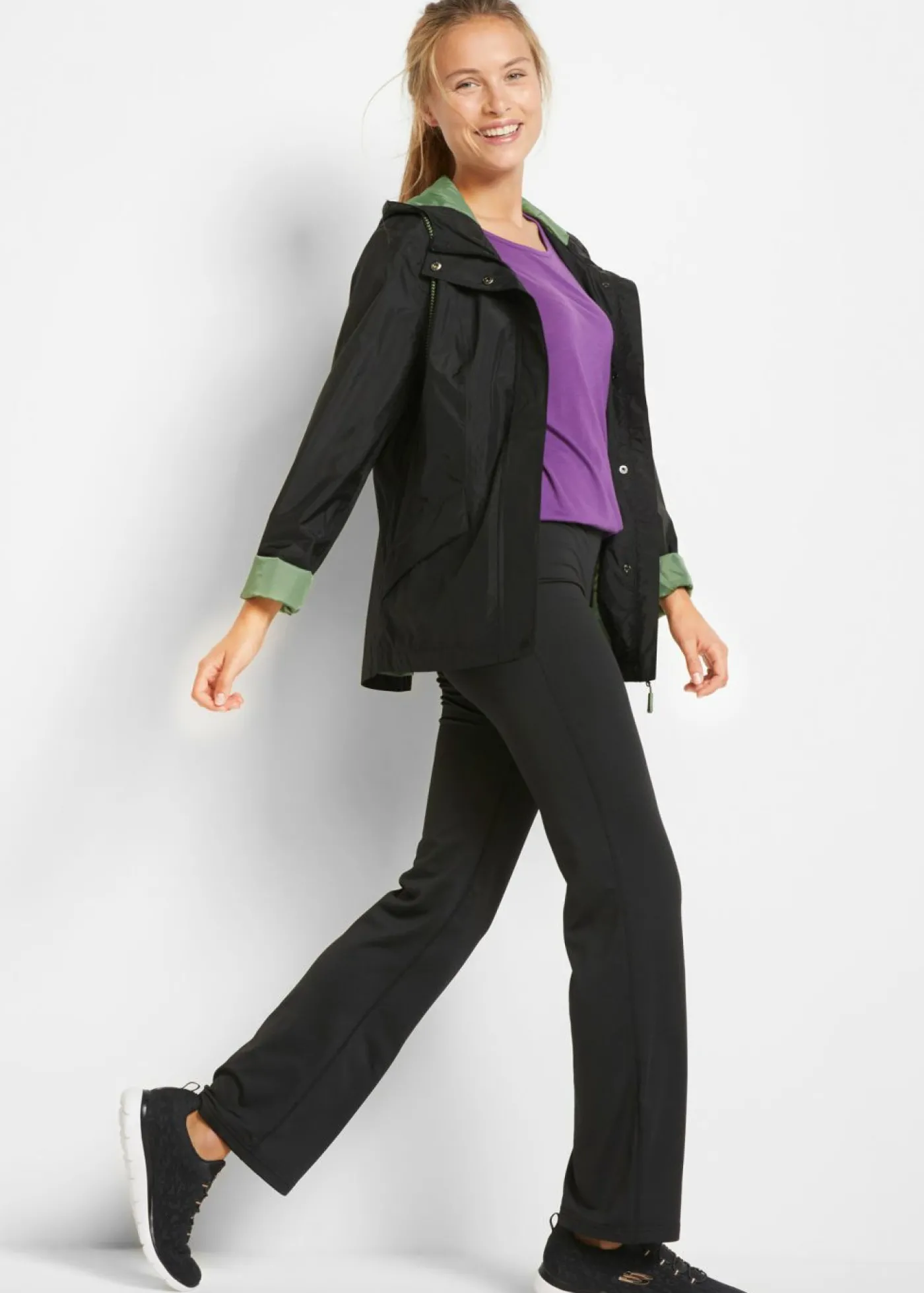 bonprix bonprix Chaqueta funcional ultra ligera e impermeable Negro Outlet