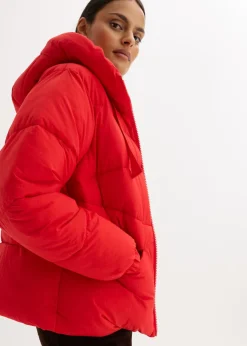 bonprix bonprix Chaqueta guateada repelente al agua rojo lava Online