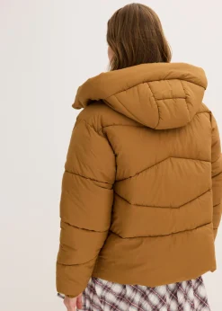 bonprix bonprix Chaqueta guateada repelente al agua Marrón coñac Hot