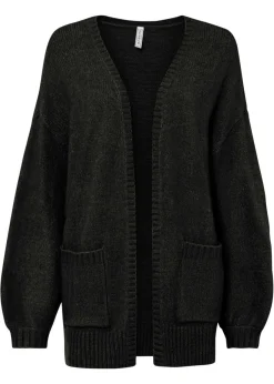 bonprix bonprix Chaqueta holgada de punto Negro New