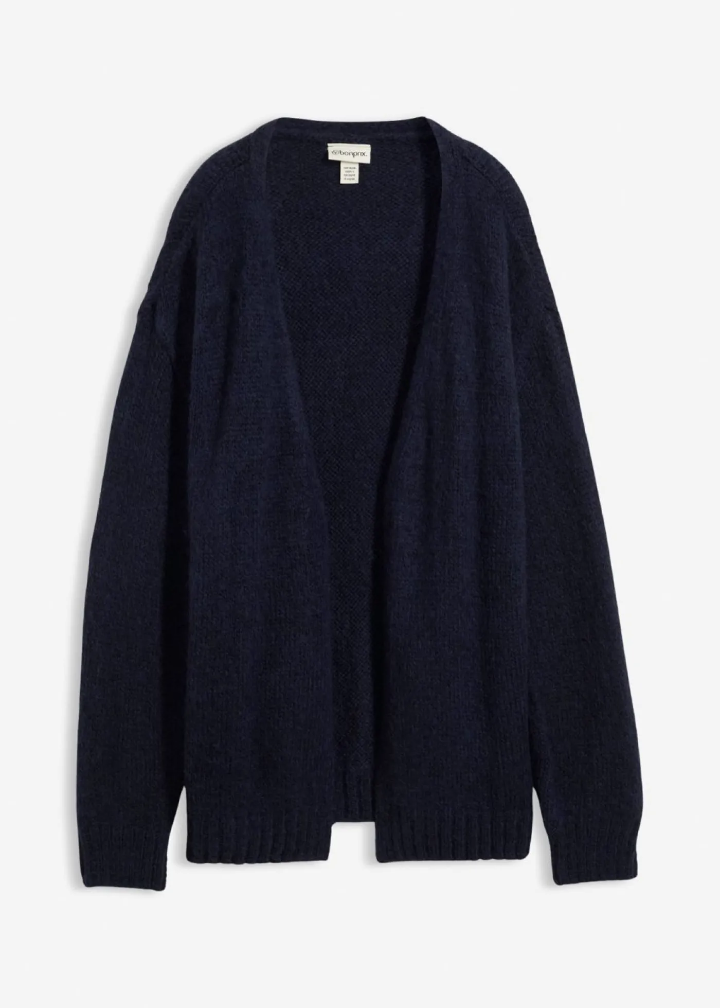 bonprix bonprix Chaqueta holgada de punto grueso Azul marino Sale