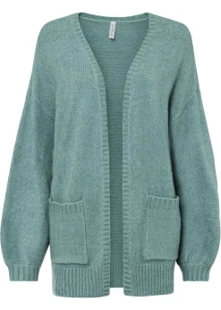 bonprix bonprix Chaqueta holgada de punto salvia fumémoteado Best