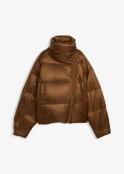 bonprix bonprix Chaqueta impermeable con plumón reciclado marrón pimienta New