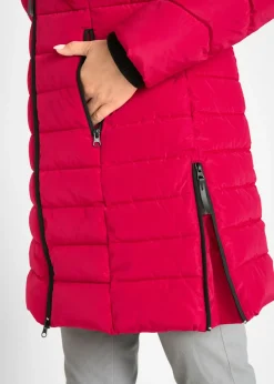 bonprix bonprix Chaqueta larga acolchada con relleno Rojo New
