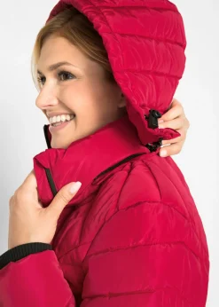 bonprix bonprix Chaqueta larga acolchada con relleno Rojo New