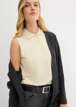 bonprix bonprix Chaqueta larga de chándal en suave mezcla de algodón Antracita jaspeado Sale