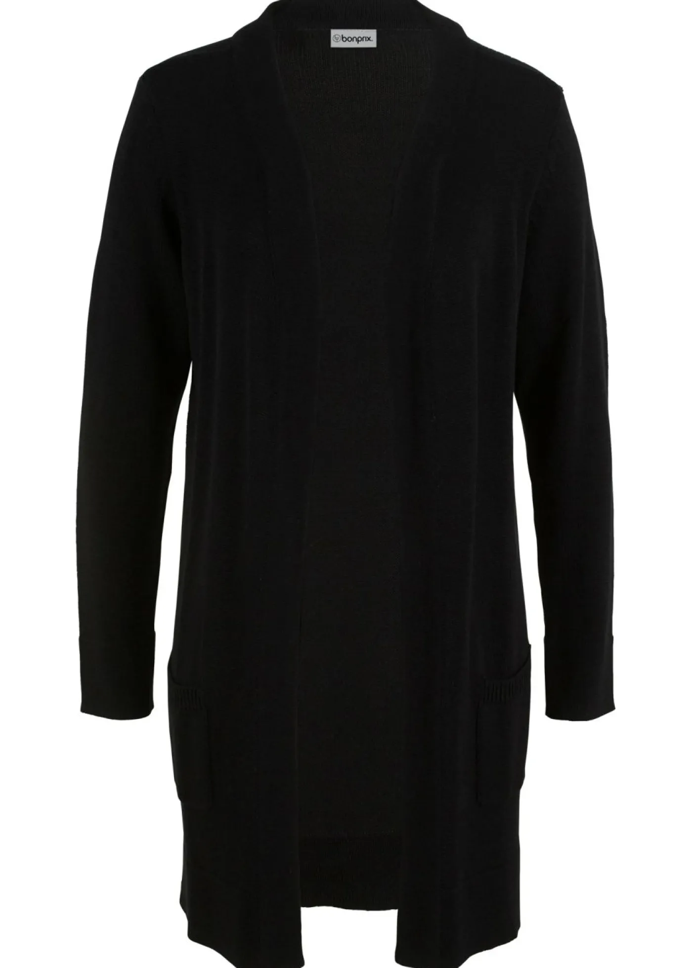 bonprix bonprix Chaqueta larga de punto Negro New