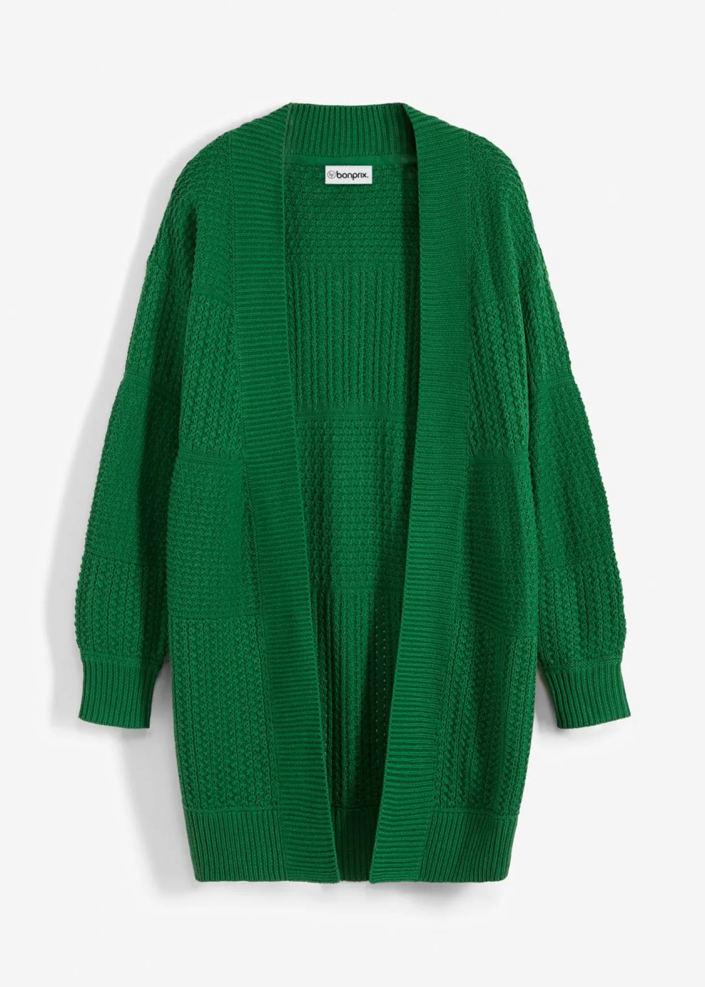 bonprix bonprix Chaqueta larga de punto Verde Sale