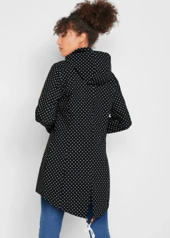bonprix bonprix Chaqueta larga de Softshell negro topos Best