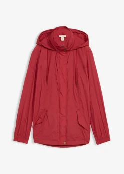 bonprix bonprix Chaqueta ligera de entretiempo con capucha Cereza Sale