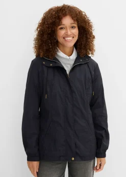 bonprix bonprix Chaqueta ligera de entretiempo con capucha Negro Best