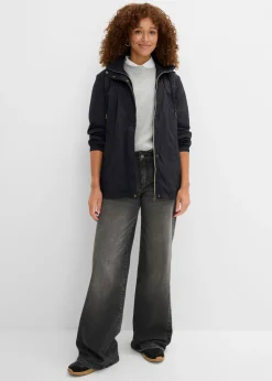 bonprix bonprix Chaqueta ligera de entretiempo con capucha Negro Best