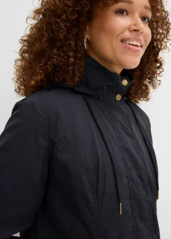 bonprix bonprix Chaqueta ligera de entretiempo con capucha Negro Best