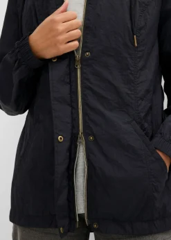 bonprix bonprix Chaqueta ligera de entretiempo con capucha Negro Best