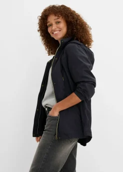 bonprix bonprix Chaqueta ligera de entretiempo con capucha Negro Best