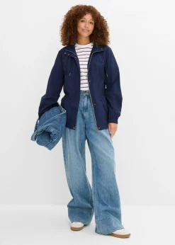 bonprix bonprix Chaqueta ligera de entretiempo con capucha Azul marino Best