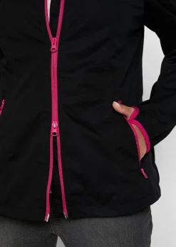 bonprix bonprix Chaqueta ligera de tejido Softshell Negro Online