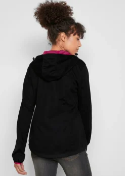 bonprix bonprix Chaqueta ligera de tejido Softshell Negro Online