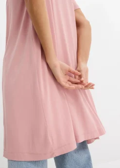 bonprix bonprix Chaqueta ligera de viscosa suave Rosa ceniza Sale