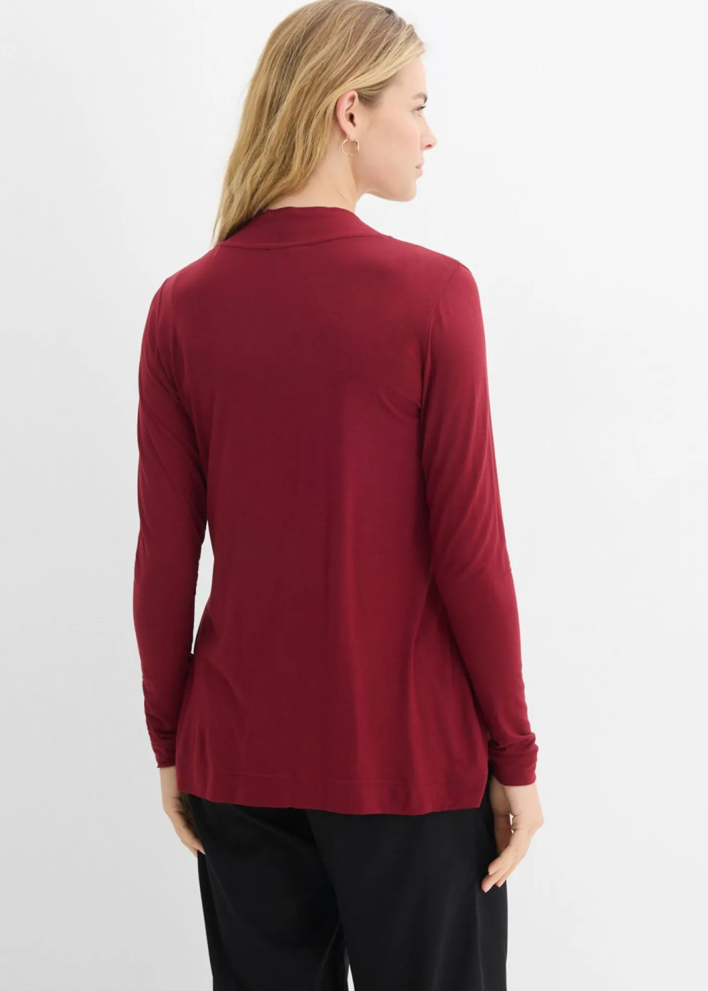 bonprix bonprix Chaqueta ligera de viscosa suave Rojo rubí Clearance