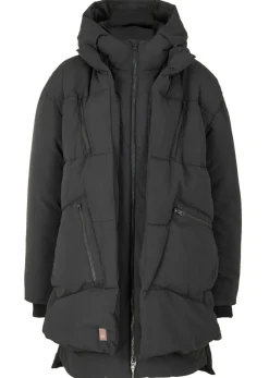 bonprix bonprix Chaqueta oversize de invierno con capucha Negro Outlet