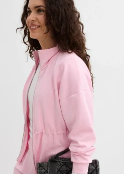 bonprix bonprix Chaqueta oversize de neopreno suave rosa cristal New