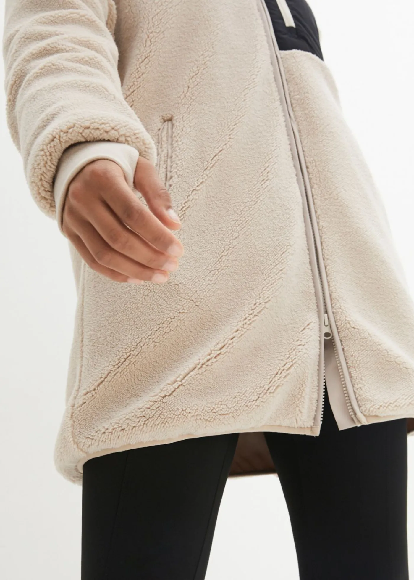 bonprix bonprix Chaqueta polar gris piedra Outlet