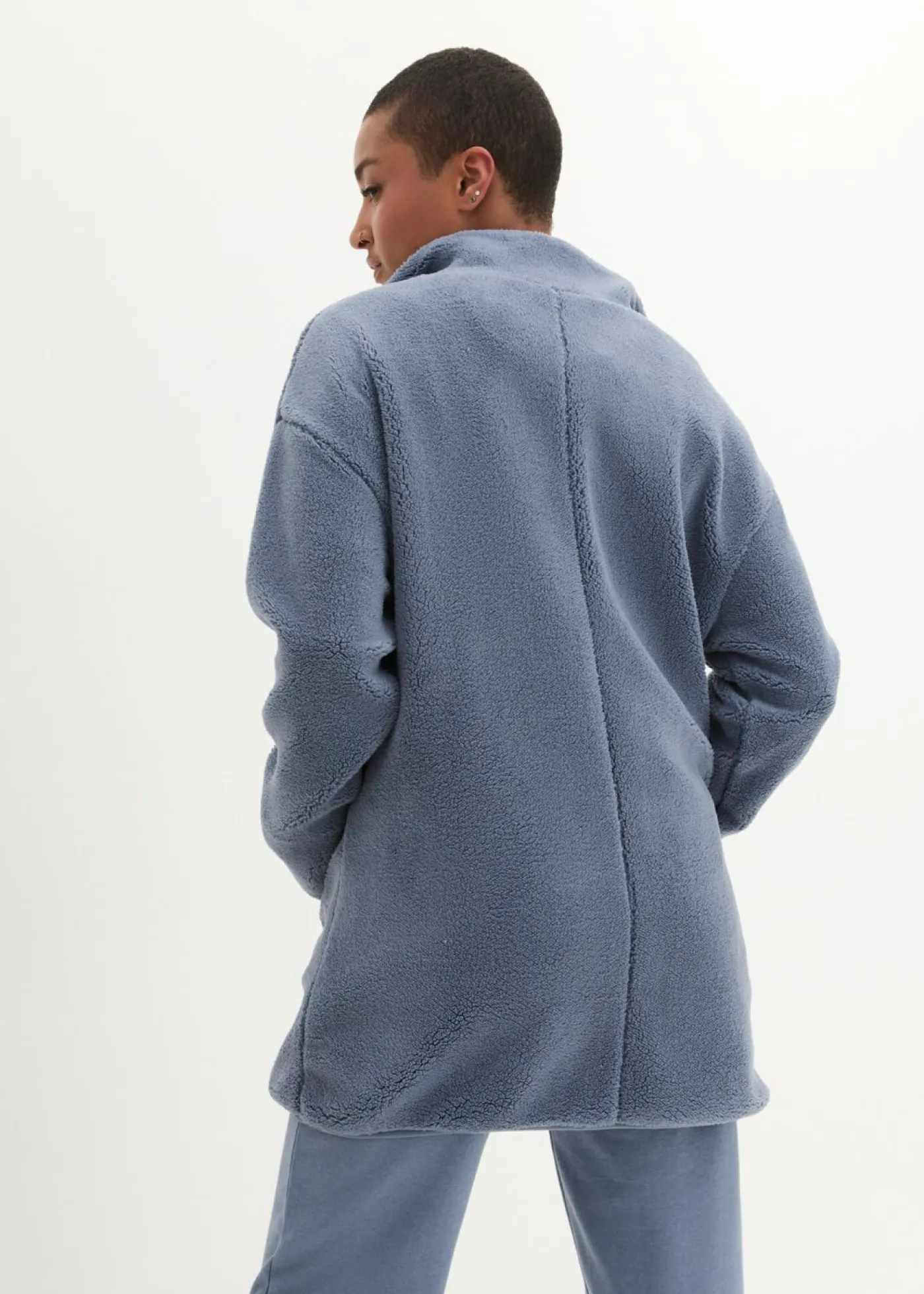 bonprix bonprix Chaqueta polar Azul ahumado Clearance