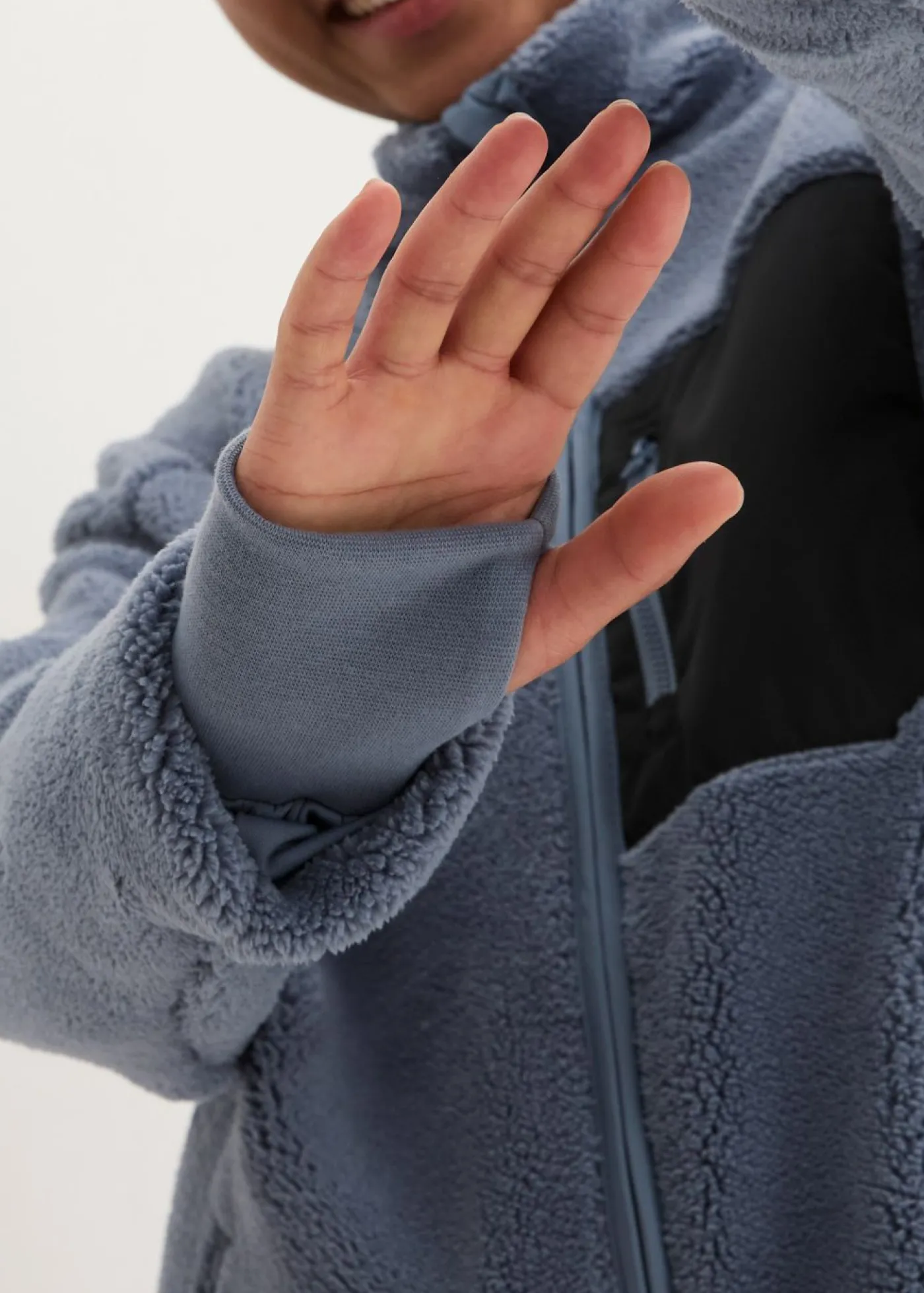 bonprix bonprix Chaqueta polar Azul ahumado Clearance