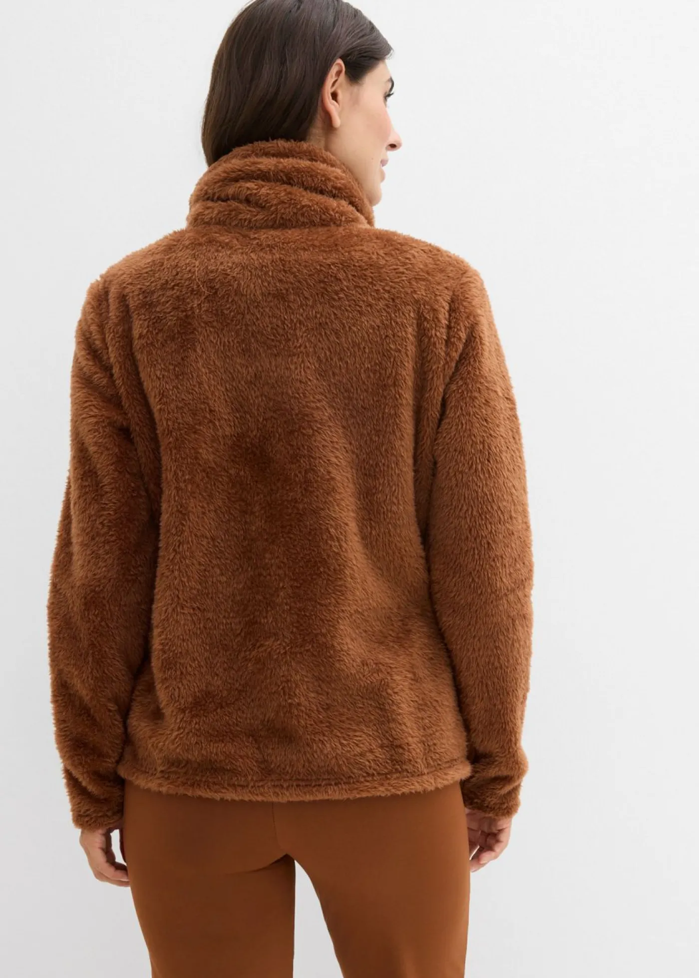 bonprix bonprix Chaqueta polar marrón ladrillo Sale