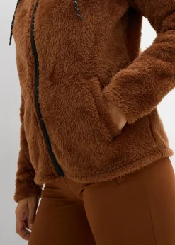 bonprix bonprix Chaqueta polar marrón ladrillo Sale