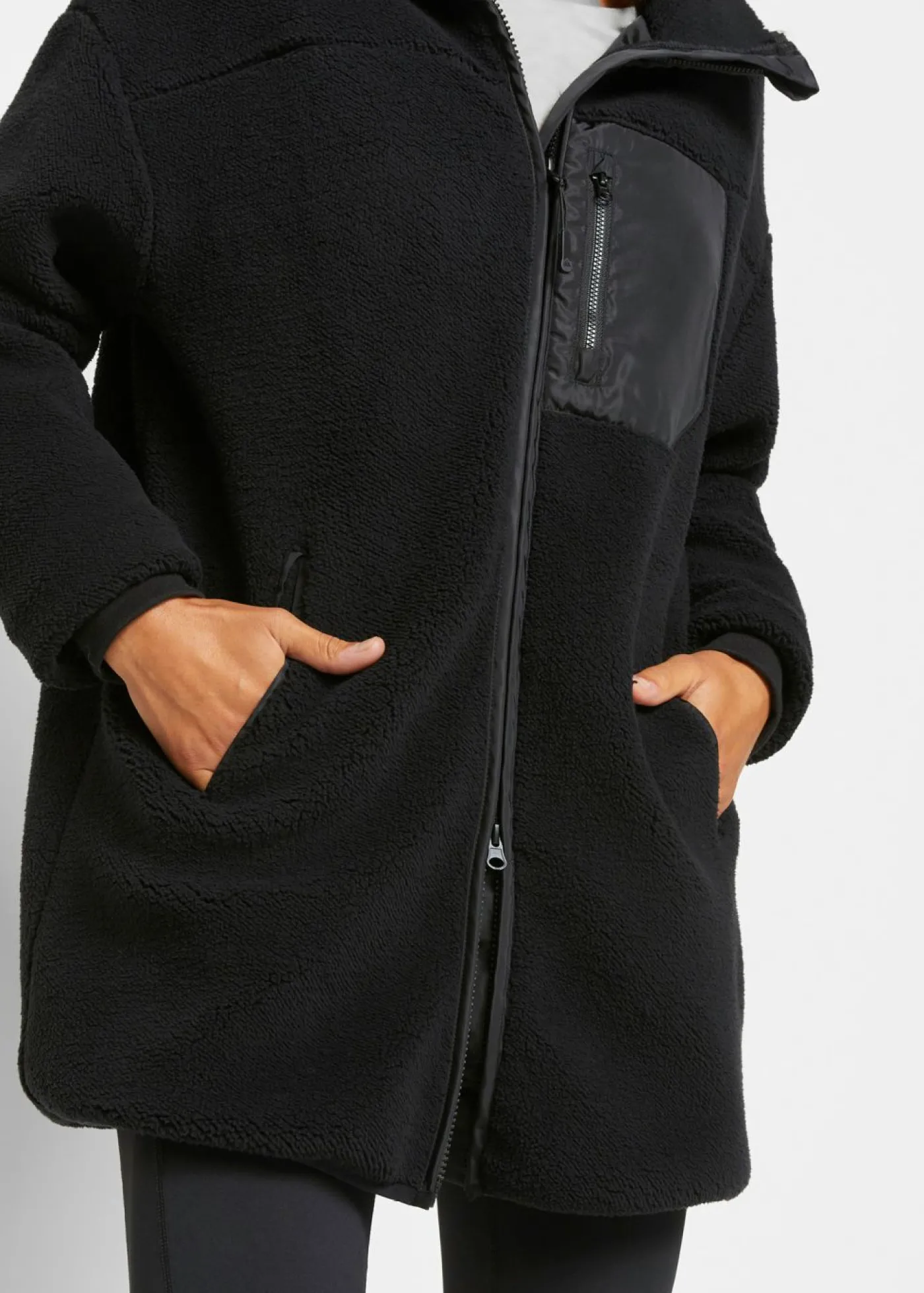 bonprix bonprix Chaqueta polar Negro New