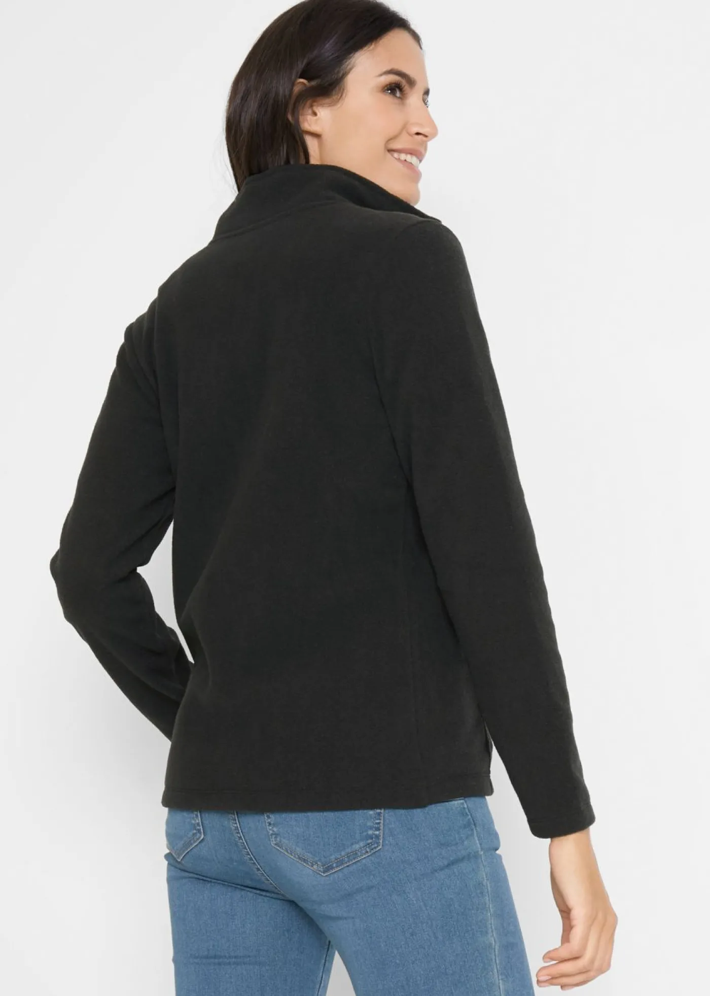 bonprix bonprix Chaqueta polar Negro Outlet