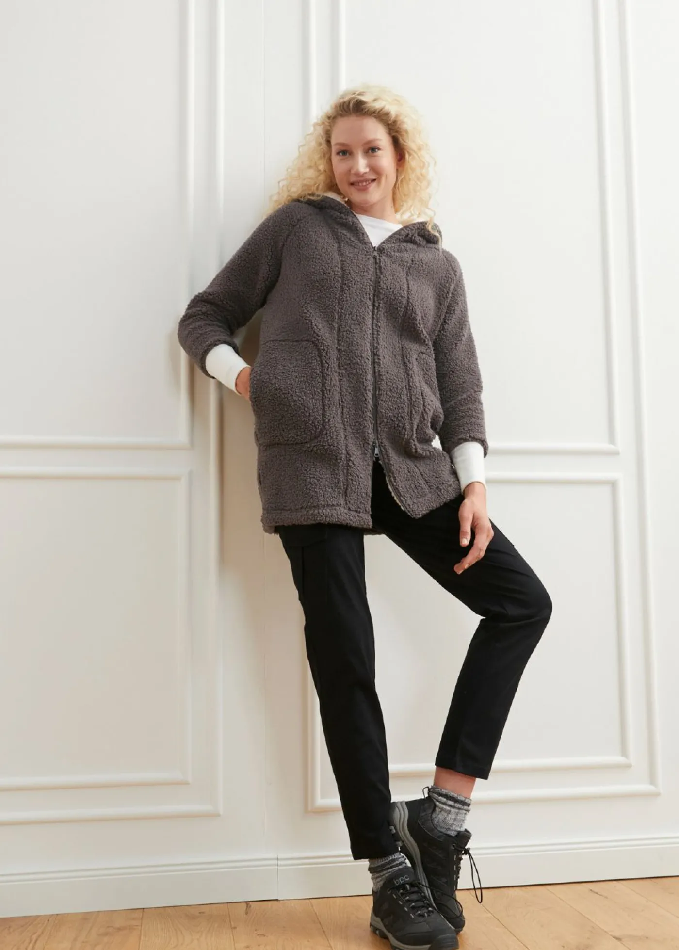 bonprix bonprix Chaqueta polar pizarra Best
